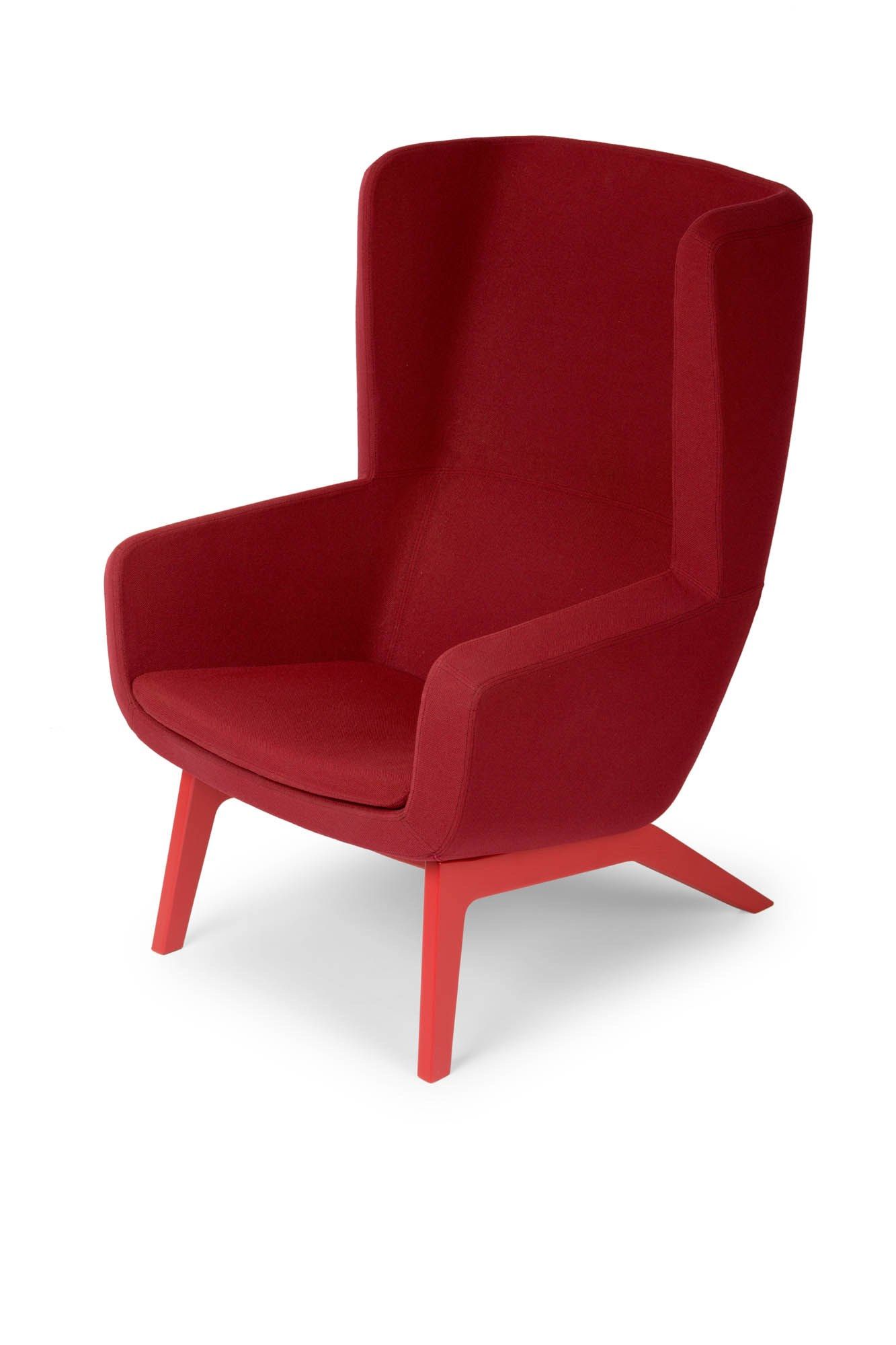 Тканевое кресло с подлокотниками с высокой спинкой True Design Arca ARCH-00046815 - Вид №5