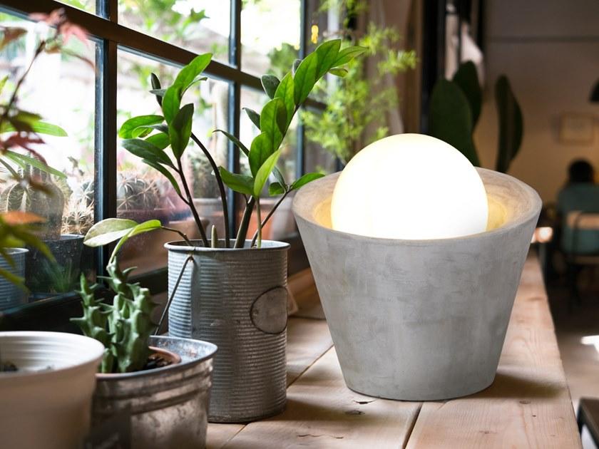 luxcambra Настольная лампа из бетона  Vulcano_3004  - Вид №2