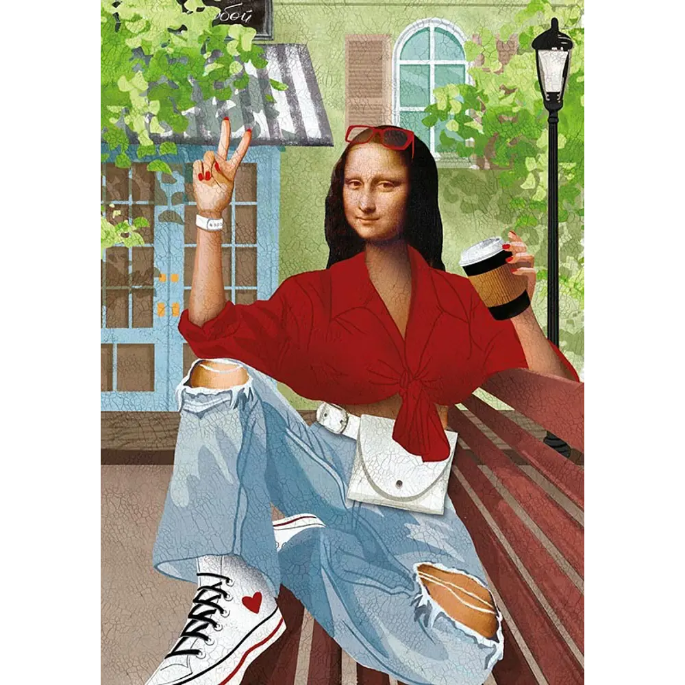 Постер Мона Лиза 21x29.7 см АРТ ДИЗАЙН STLM-2157794