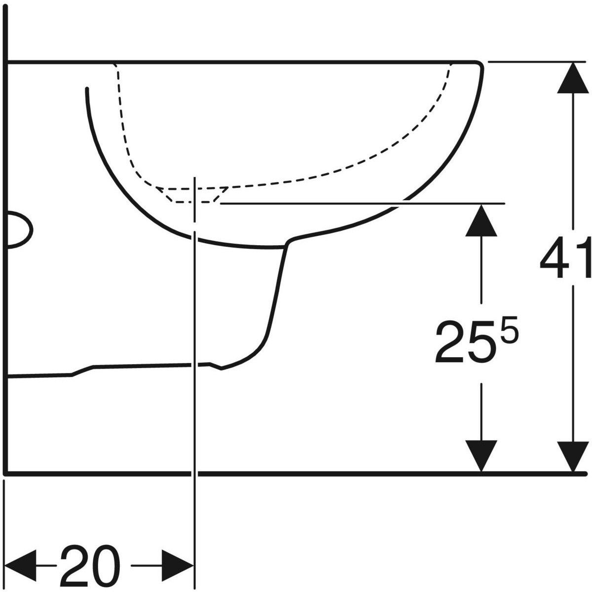 Подвесное биде в витрине Geberit фантазия ARCH-00056616 - Вид №3