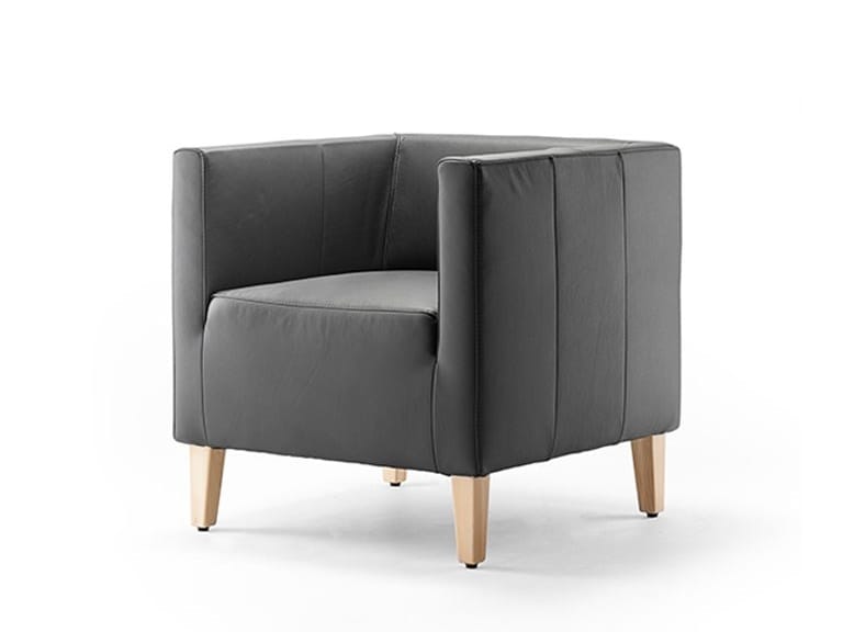 Кожаное кресло с подлокотниками SCHNEEWEISS interior последний ARCH-00031139 - Вид №2