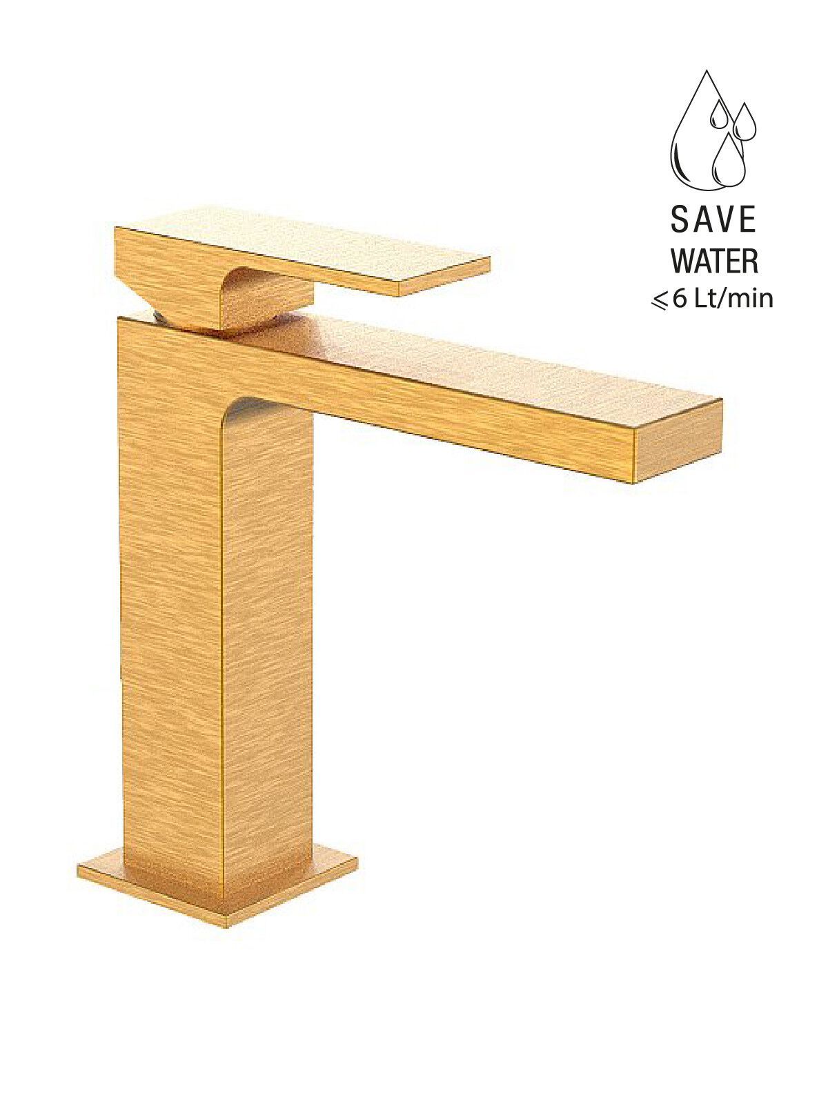 Однорычажный смеситель для раковины без слива Rubinetterie Frattini Vita Due ARCH-00022389 - Вид №19