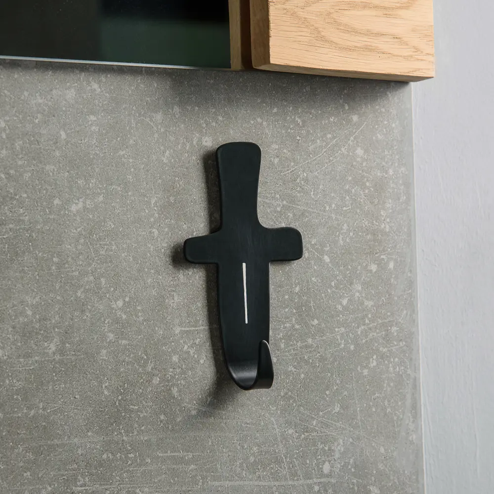 Крючок Irony цвет чёрный MOROSHKA STLM-2056653 - Вид №2