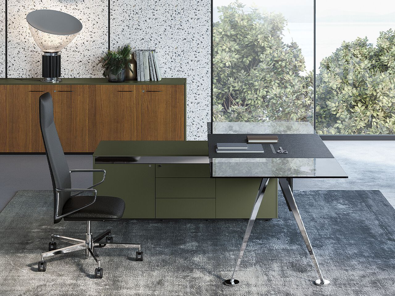 Тканевое офисное кресло с подлокотниками FREZZA Bia ARCH-00049777 - Вид №2