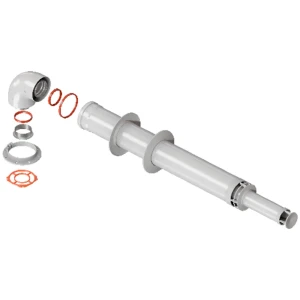 Комплект дымохода Rommer антилёд 60/100 - 1220мм RCA-6010-261220 89345573 STLM-2056307