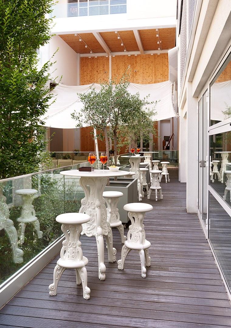 SLIDE Барный стул высокий из полиэтилена Design of love sun-id-1447576 - Вид №2