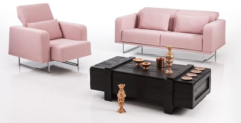 brühl Кресло из ткани с подлокотниками Deep space sun-id-1466052 - Вид №1