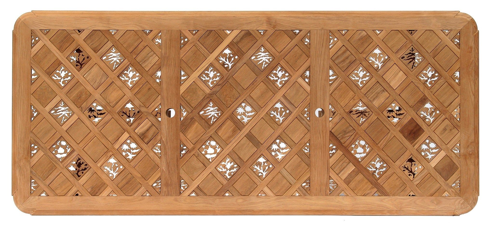 Прямоугольный садовый стол из тикового дерева ASTELLO пассифлор ARCH-00114401 - Вид №3