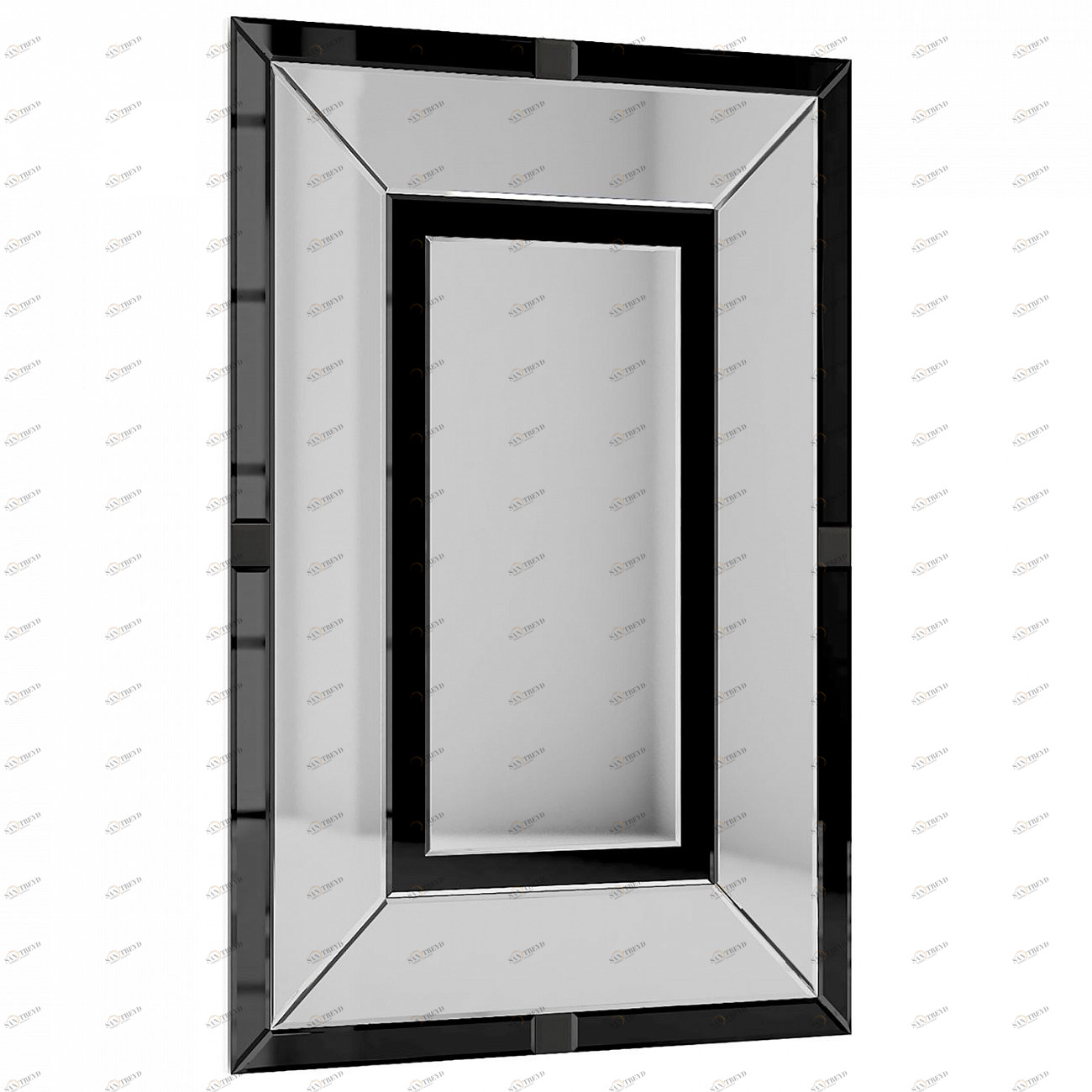 Зеркало большое черное "Лэрдж" GRAUM ДИЗАЙНЕРСКИЕ 304119 Черный 