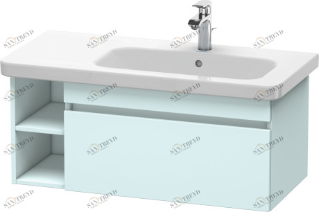 DS639600909 Тумбочка подвесная DuraStyle #DS6396 930 x 448 мм Светло-голубой матовый декор Duravit