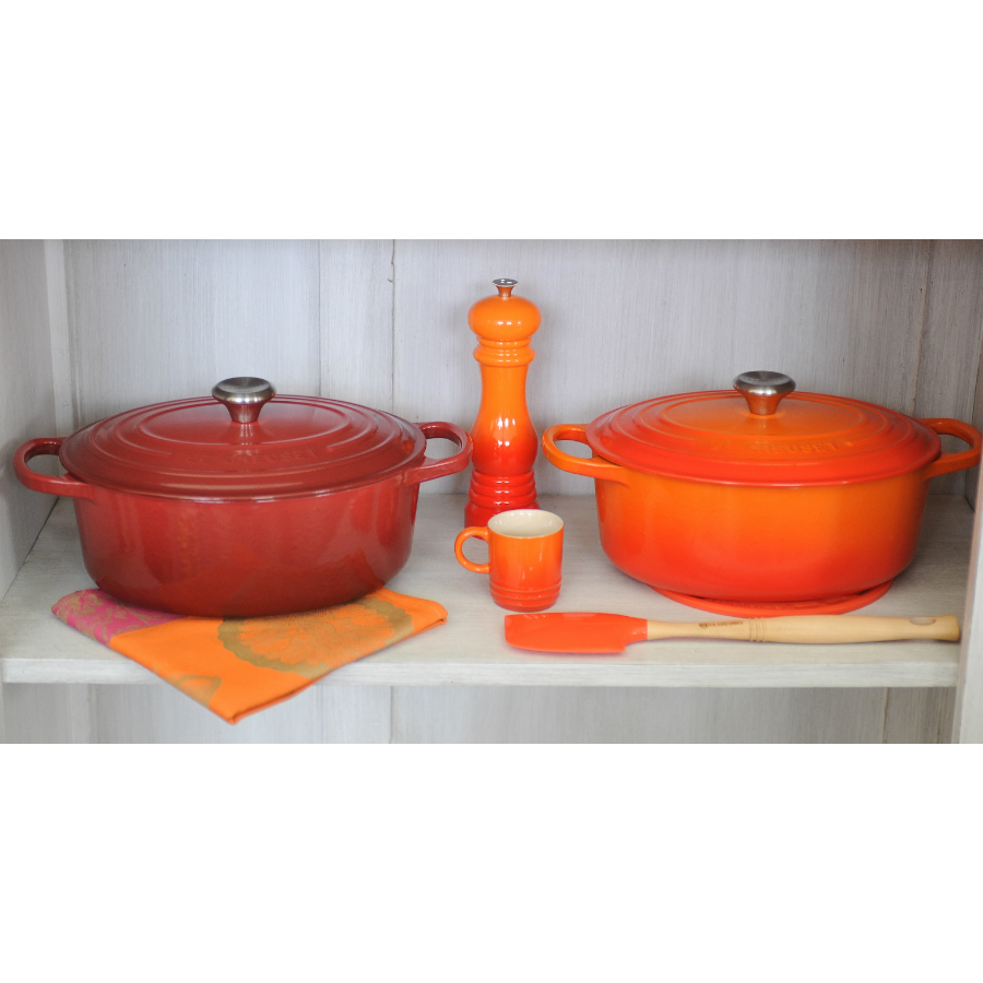 Утятница чугунная Le Creuset, Ø27 см, оранжевая 21178270902430 - Вид №4