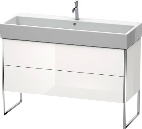 XS447700707 XSquare Тумбочка напольная Бетонно-серый матовый декор Duravit - Вид №2