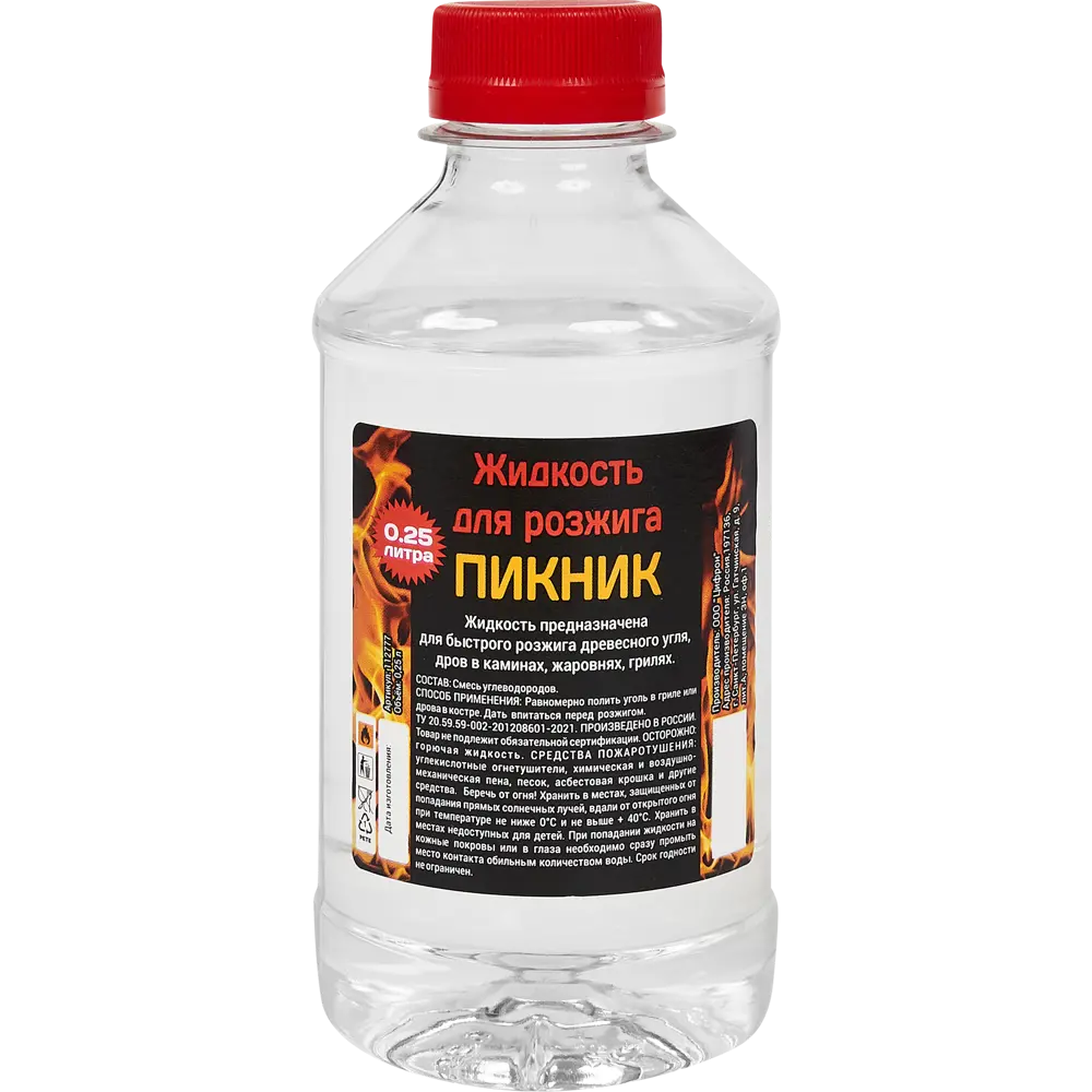 Жидкость для розжига Пикник 0.25 л 84236574 STLM-2134461 Santreyd 