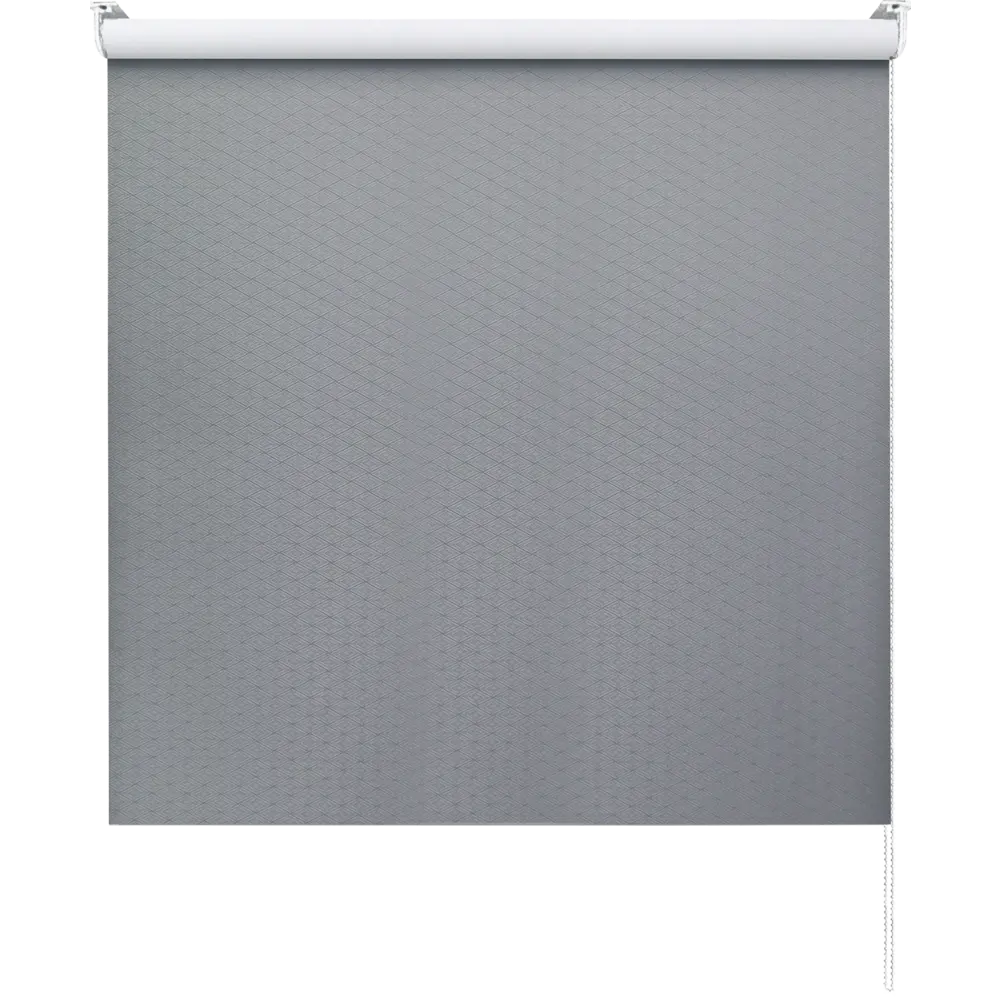 Штора рулонная блэкаут Ромб 140x175 см серая ЭСКАР STLM-2030302