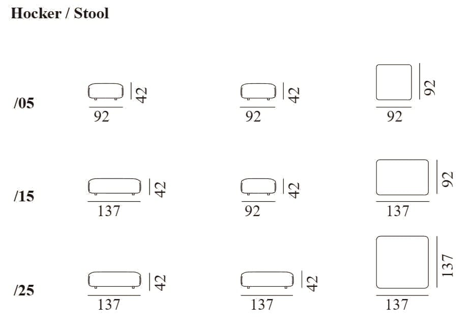 Секционный диван из кожи и ткани de Sede DS-1030 FLATTER ARCH-00104468 - Вид №26