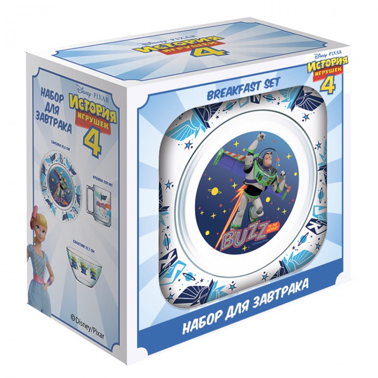 287988 Дисней Набор для завтрака 3 пр. "История игрушек" Santreyd 