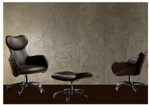 Carpanelli Кожаное кресло на колесиках Cartesio