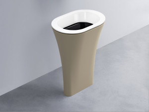 AMLA65-BL+AMPILO-N+AMCOLO-AV Раковина Amedeo Ovale отдельностоящая cielo Enjoy + Amedeo