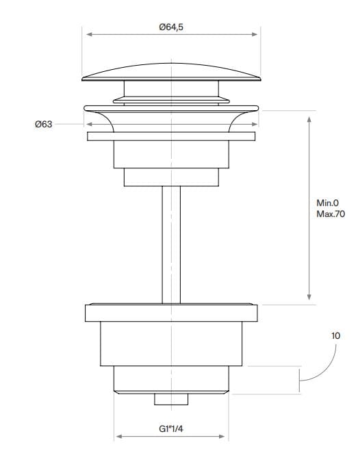 Раковина из нержавеющей стали для умывальника COCOON Maison ARCH-00018582 - Вид №3