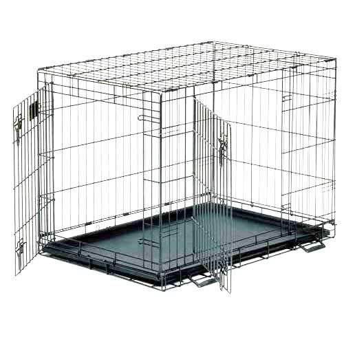 Т00004028 Клетка для животных Life Stage двухдверная черная 122х76х84см MidWest 