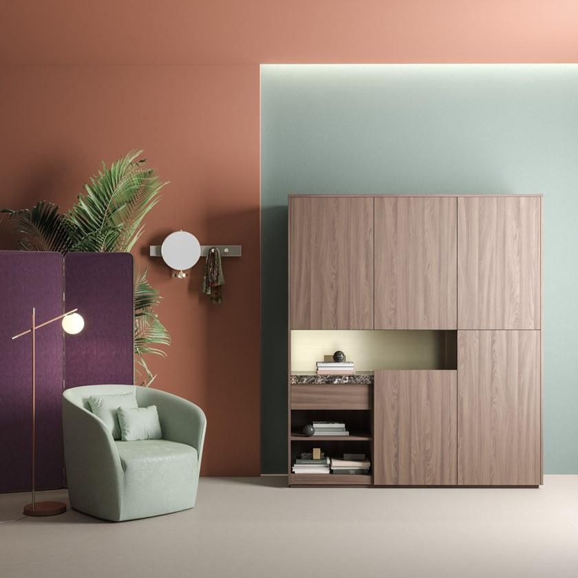 PROF Офисный шкаф из дерева с распашными дверцами Block 2.0 sun-id-1344718 - Вид №8