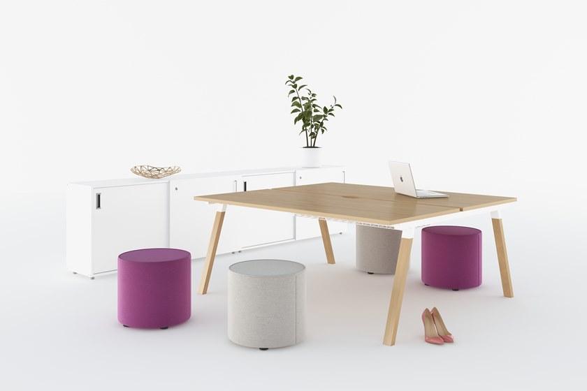 Mikomax Smart Office Прямоугольный стол для совещаний с системой управления кабелями Flexido sun-id-1494014 - Вид №1