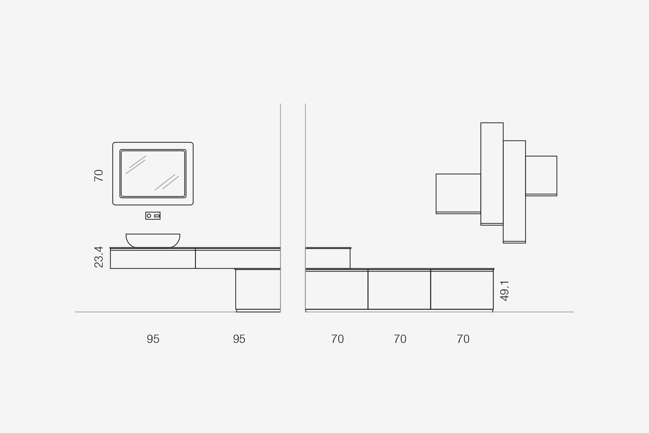 Комплект мебели 30 Arcom Goya STARC247 - Вид №2
