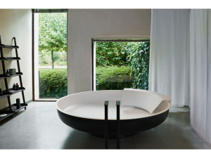 Круглая ванна из нержавеющей стали