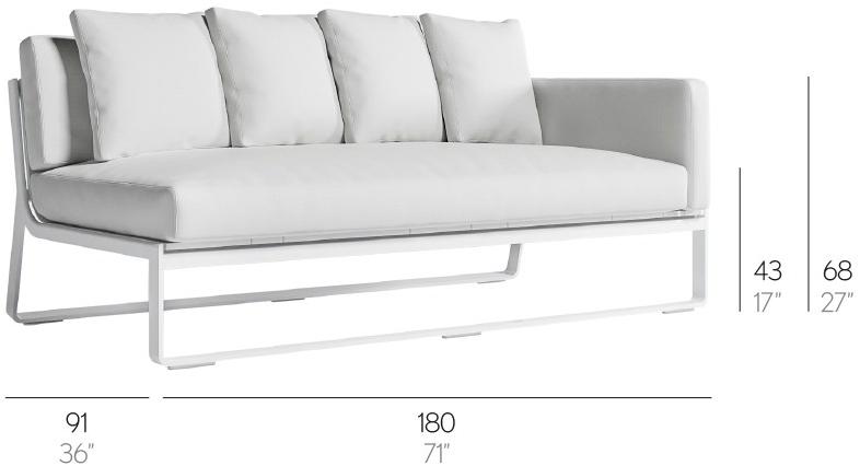 GANDIABLASCO Модульный диван Flat sun-id-1371420 - Вид №4