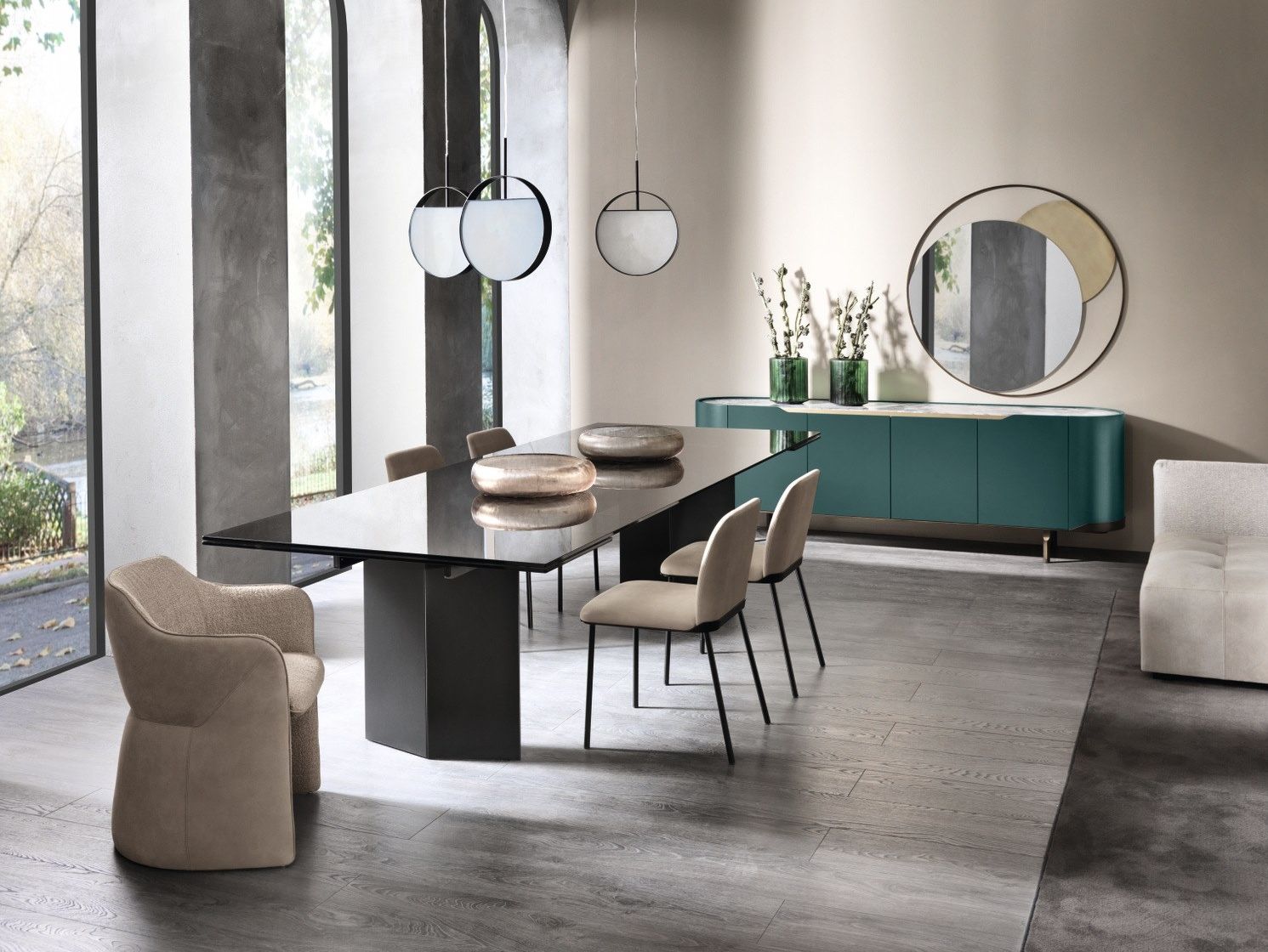 Тканевое кресло с подлокотниками Cantori Karina ARCH-00069475 - Вид №3