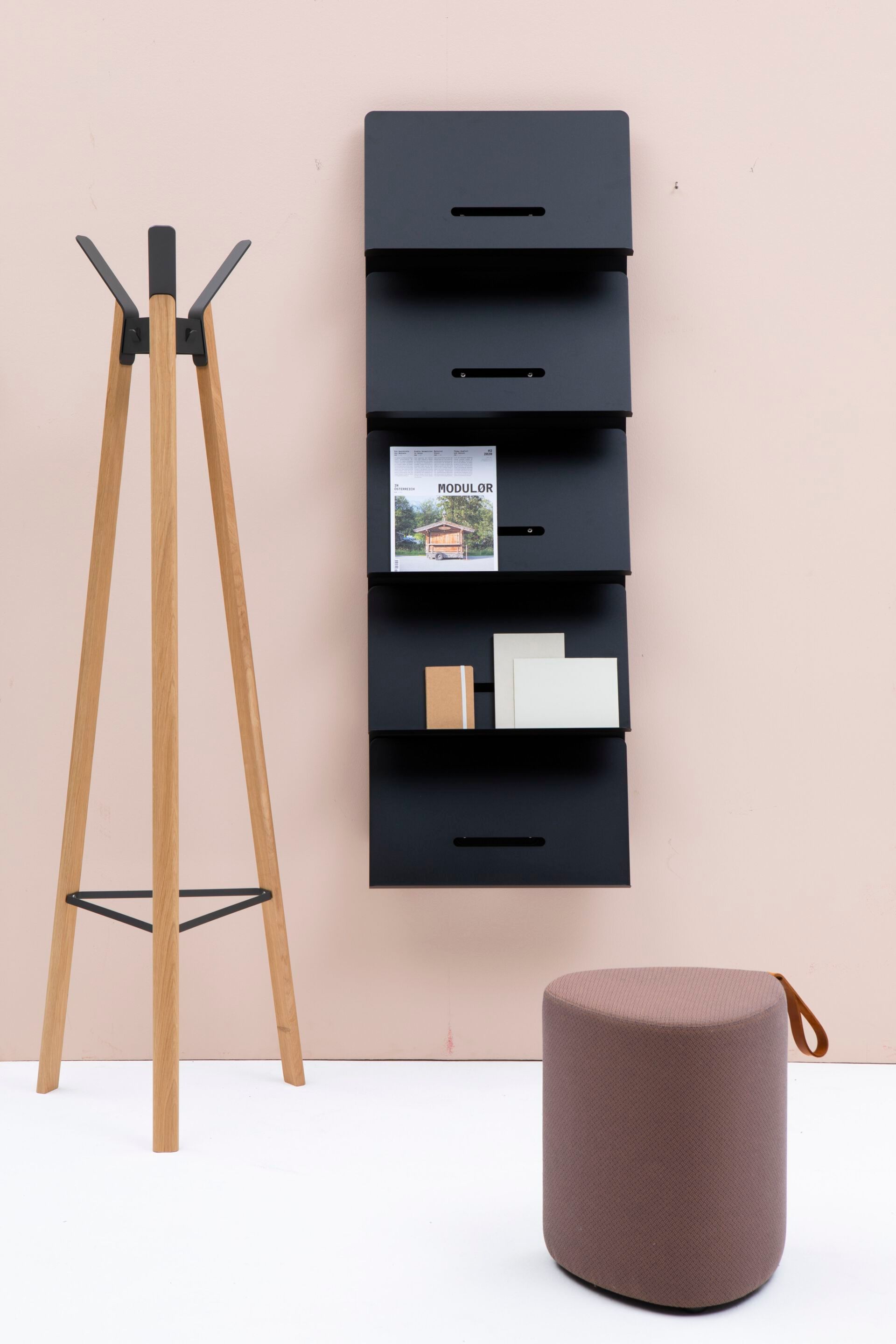 Алюминиевая стойка для журналов с порошковым покрытием Cascando Round20 ARCH-00083735 - Вид №2