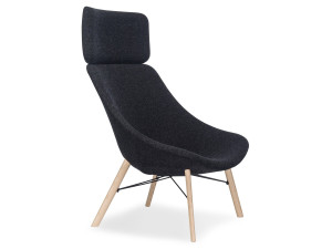 Тканевое кресло с подлокотниками