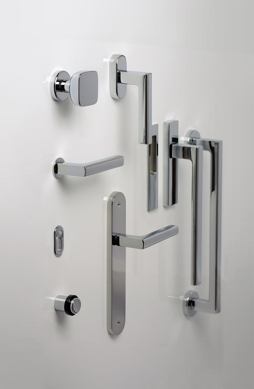 Ento Оконная ручка dk на пластине Unit 6207 - Вид №2