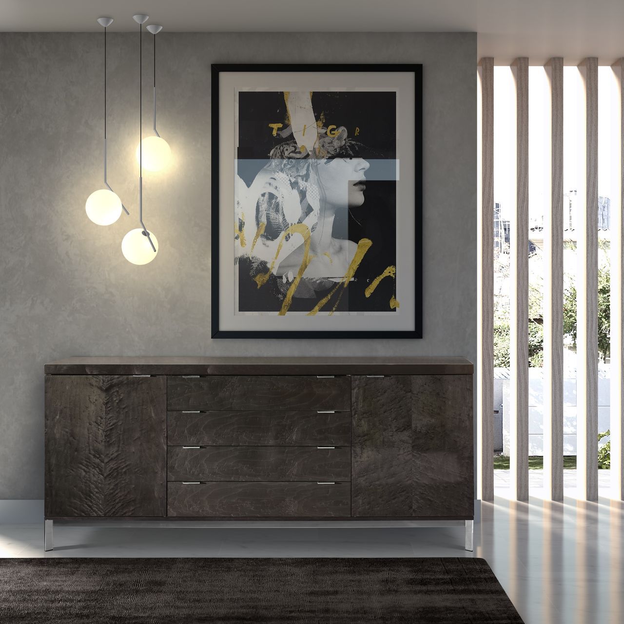 Деревянный шкаф с распашными дверцами и ящиками Hurtado Evolution ARCH-00104983 - Вид №6