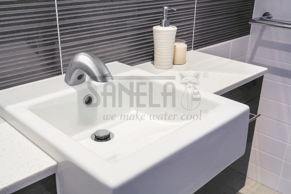 03460 Нержавеющий смеситель для подачи холодной и теплой воды, 24 В пост. SANELA  - Вид №1