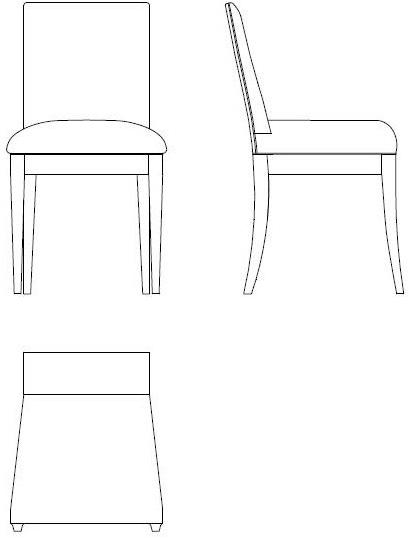 Morelato Стул из вишневого дерева Contemporaneo 5111 - Вид №3