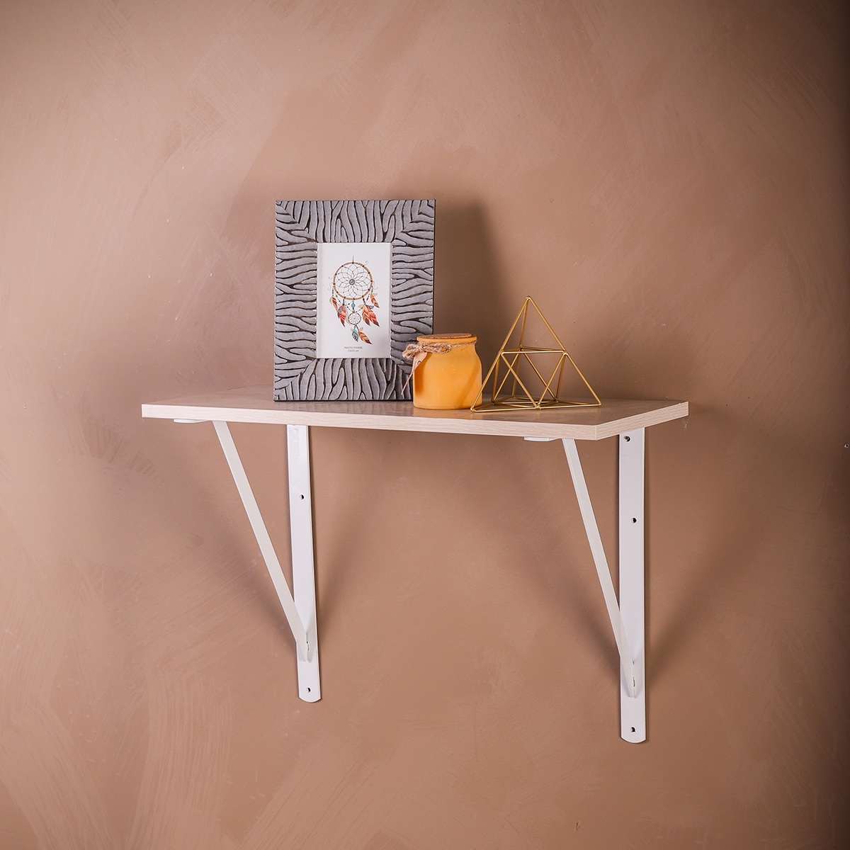 Кронштейн  Промышленный, 250x400 мм, белый LJPS0139 Public Steel Россия  - Вид №1