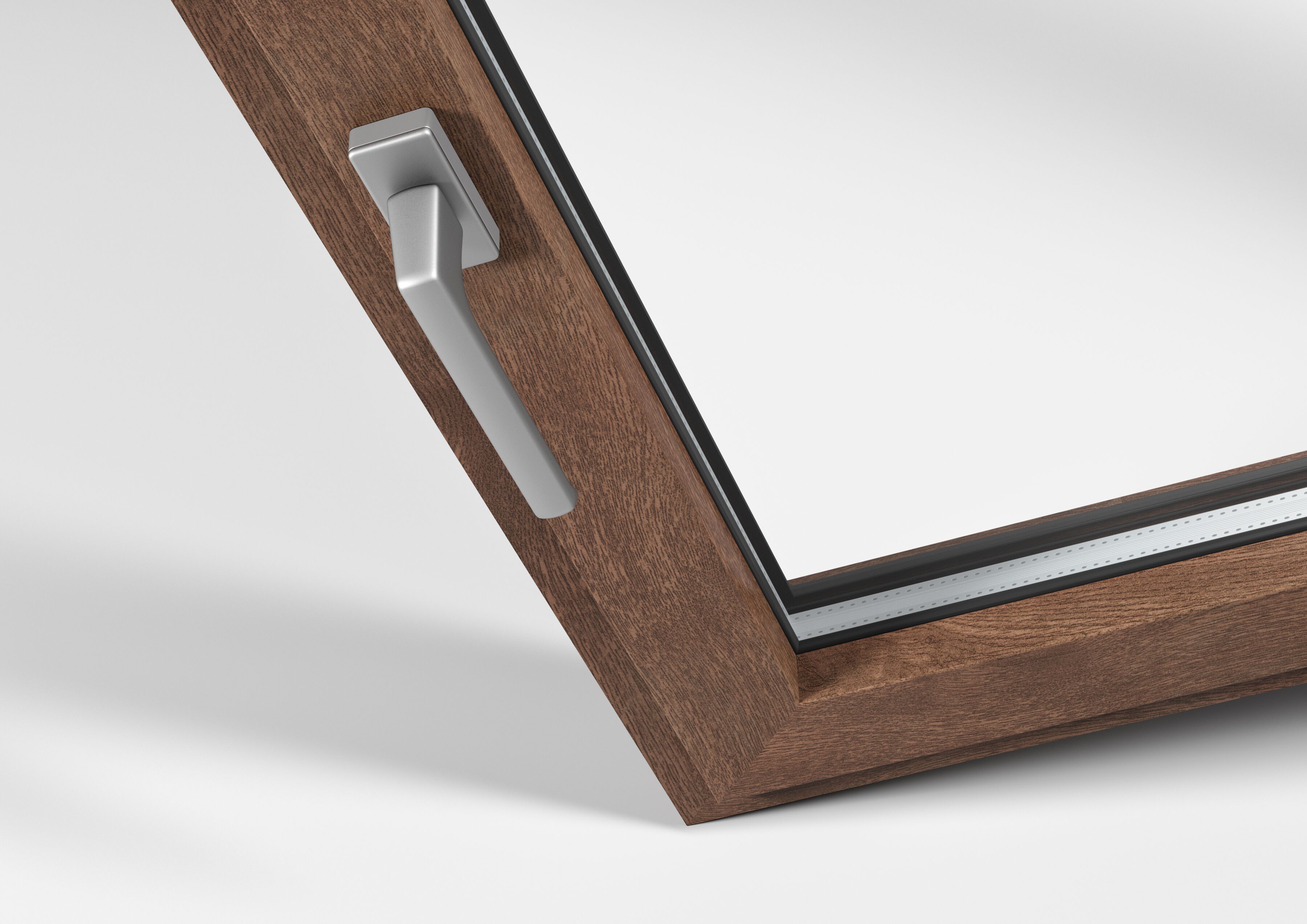 Алюминиевое створчатое окно WnD ECOFUTURAL HIDDEN ARCH-00020874 - Вид №1