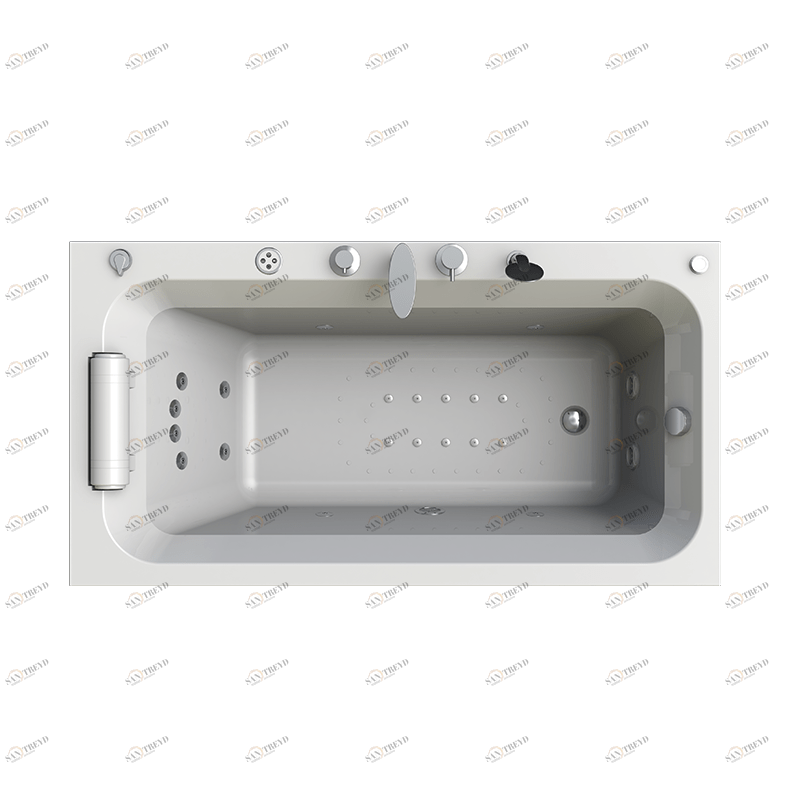 Гидромассаж "Спортивный Chrome" на ванну Хельга 170х90 (двигатель 1500 Вт, система "Turbo-pool", миниджет Релакс - 4 шт., джет Релакс - 6 шт., джет Линц, Магнус - 2 шт.) Radomir 1-65-2-0-3-045