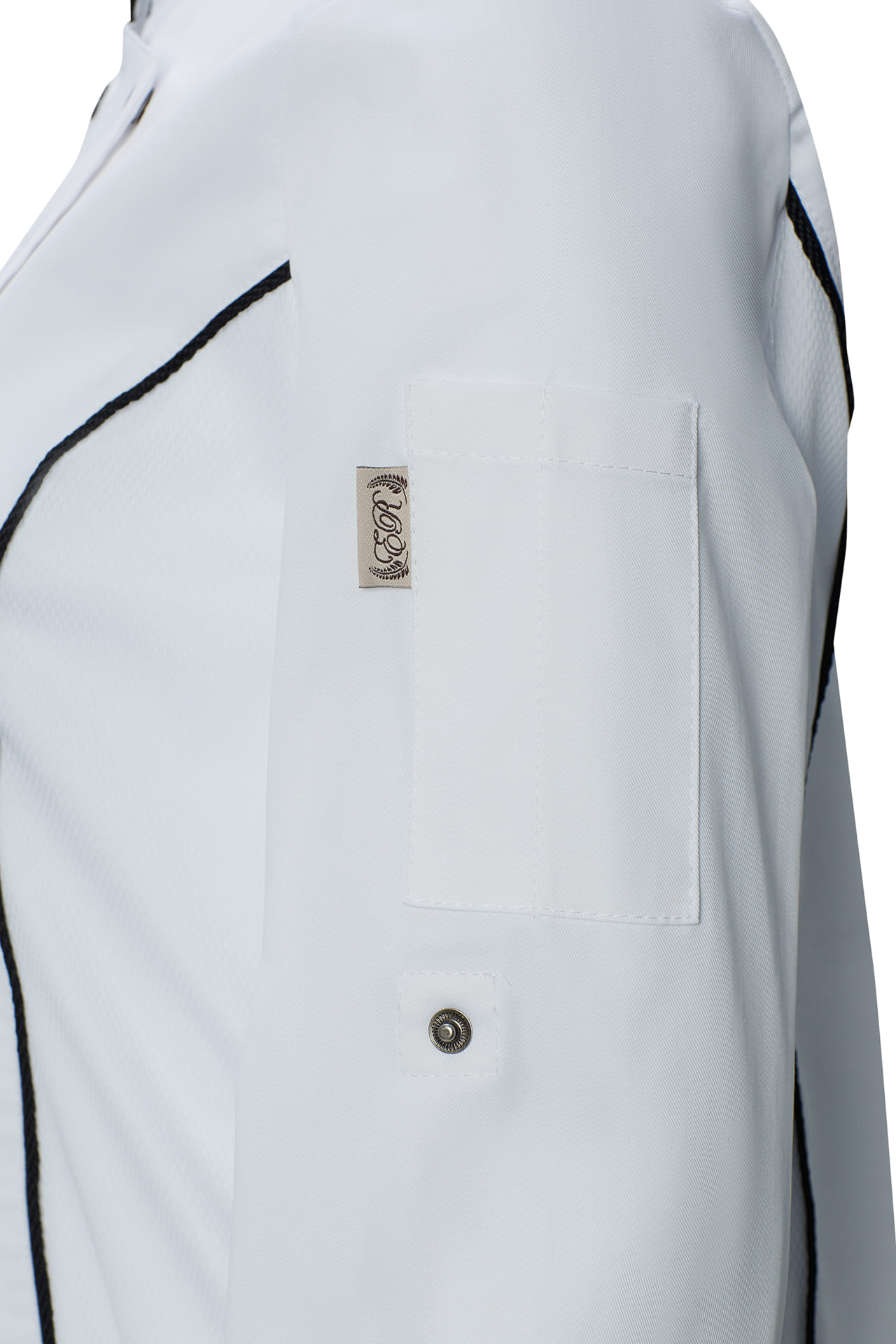 67688 Китель поварской женский цвет white (белый) RICON  Одежда для поваров  размер 44 (S)  - Вид №4