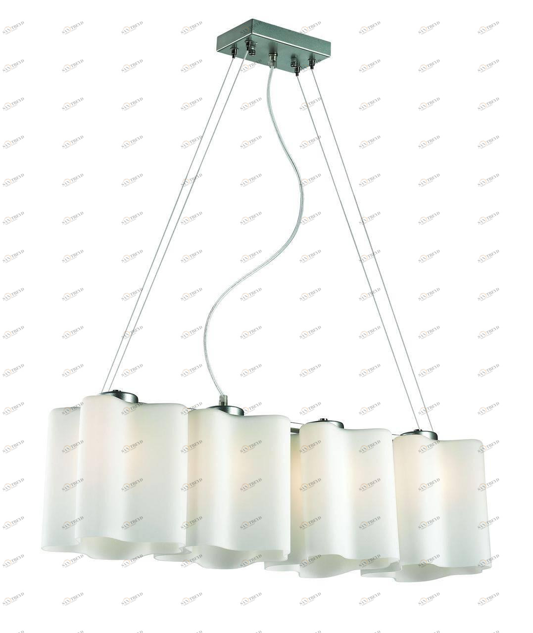 Подвесная люстра ST Luce Onde SL116.503.04 ST LUCE ДИЗАЙНЕРСКИЕ, ONDE 056440 Белый 