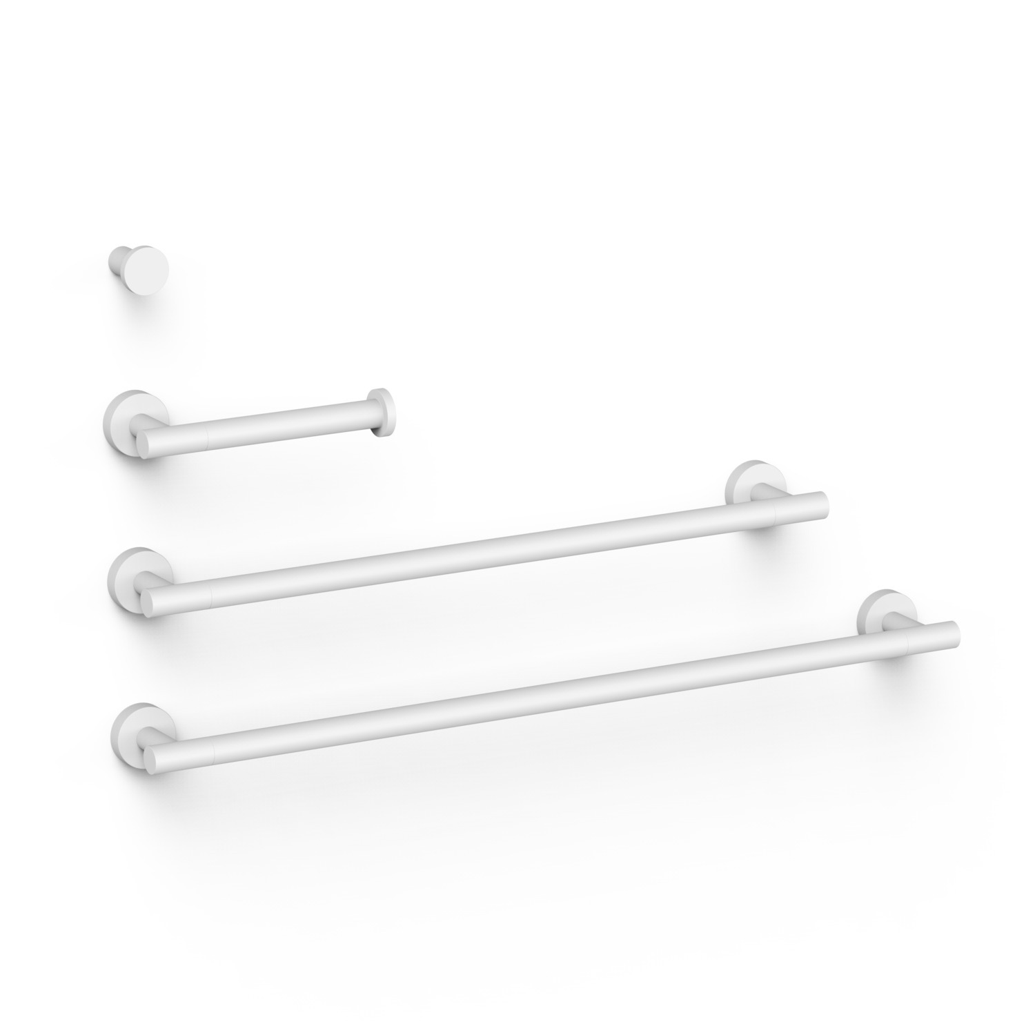 Набор из 2 полотенцесушителей + 1 держателя для полотенец + 1 вешалки-09598102BM TRES Redondo