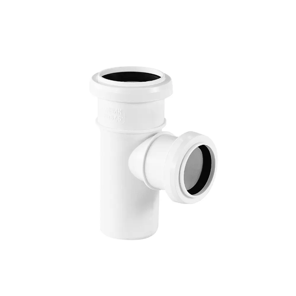 Тройник канализационный малошумный MONLID D50x40/87° мм полипропилен 89442429 STLM-2038903  - Вид №1