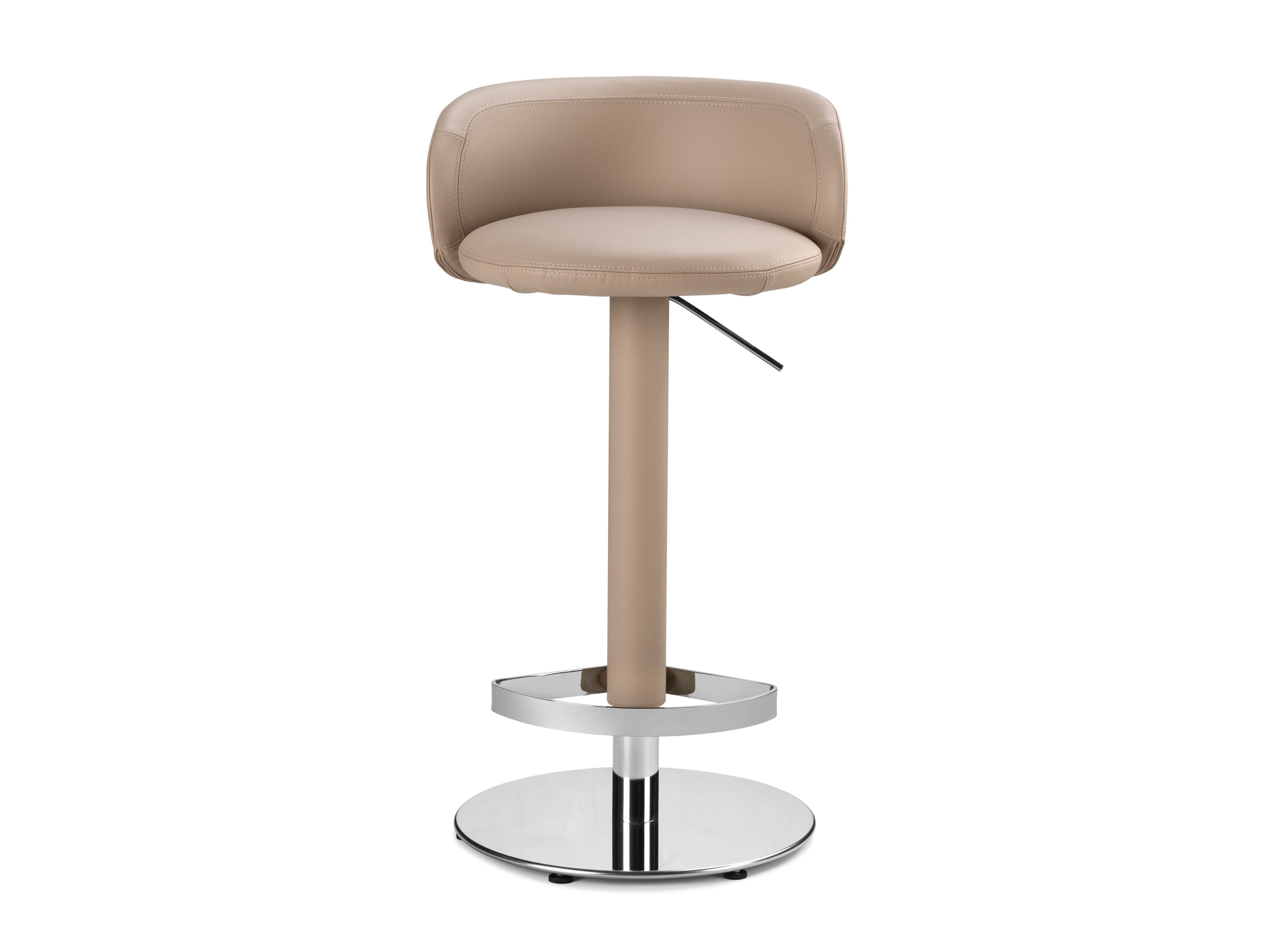 Кожаный поворотный стул GHIDINI1961 HILLARY ARCH-00077276 - Вид №4