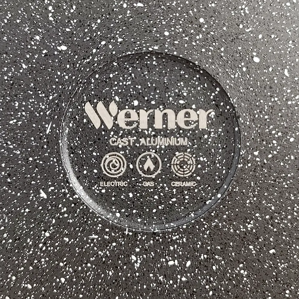 Сотейник Werner Letizia 51884 28 см алюминий с крышкой цвет черный STLM-2162748 - Вид №4