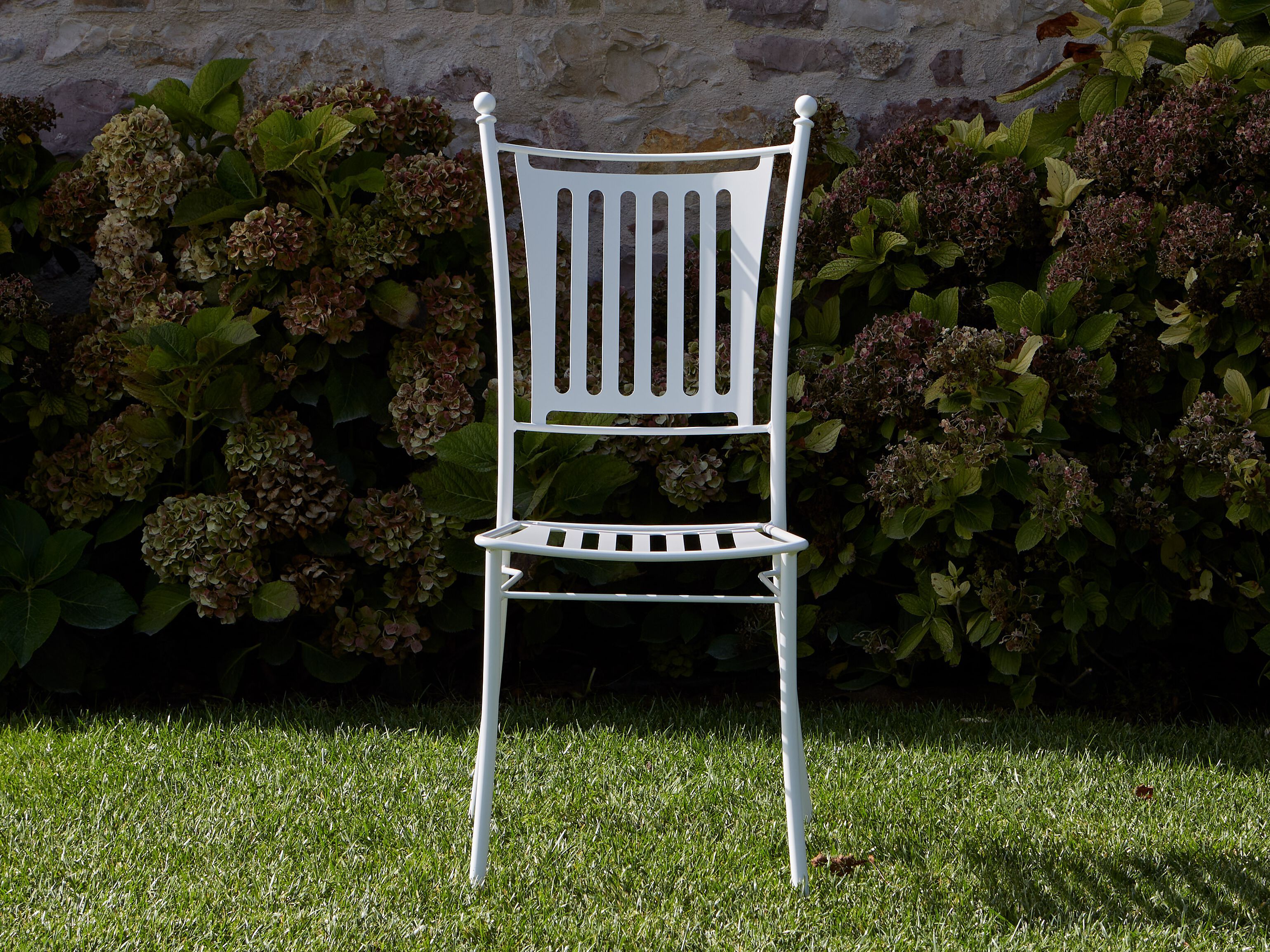 Штабелируемый садовый стул из нержавеющей стали DOMIZIANI классический ARCH-00055825