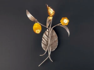 Serip Аппликация из бронзы ручной работы Bouquet Ap1381/3