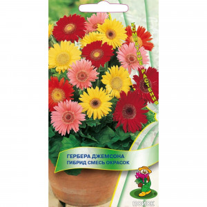 82984195 Семена Гербера «Джемсона Гибрид» смесь окрасок