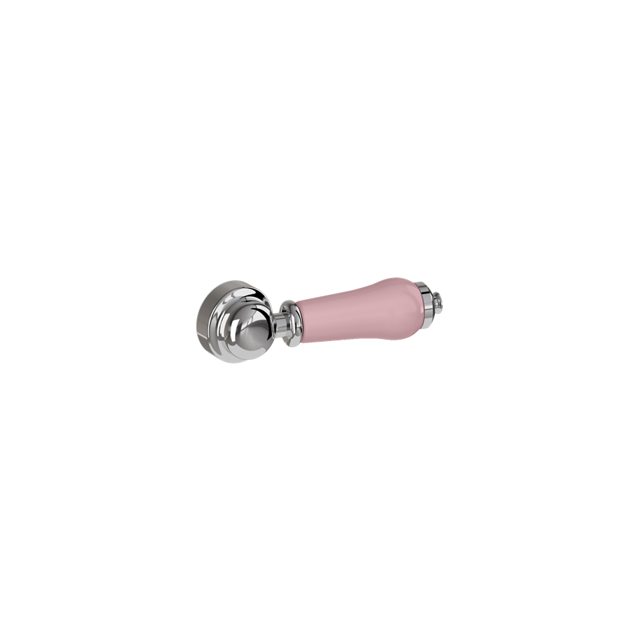 Burlington Bespoke Бачок скрытого монтажа на заказ с рычагом смыва, хром, керамика Confetti Pink F6CC CP 