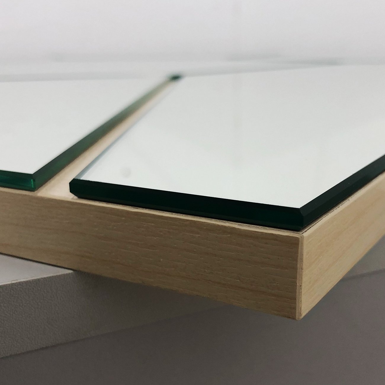 Зеркало большое квадратное бежевое "Слоу-2" GRAUM ДИЗАЙНЕРСКИЕ 304104 Белый  - Вид №4